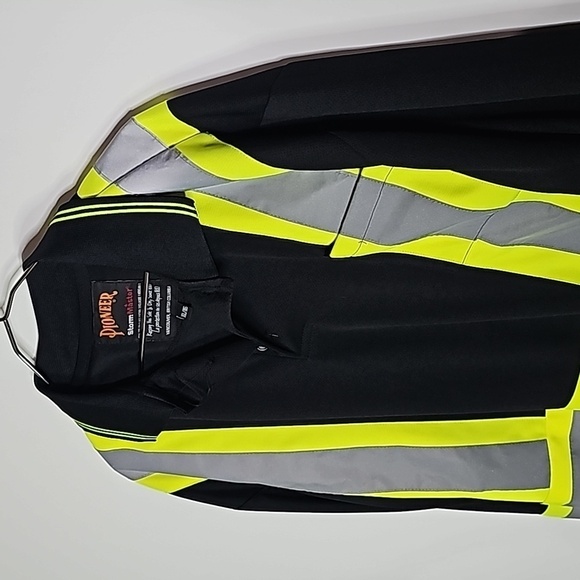 Pioneer XL black storm master reflective class 1 level 2 long sleeve shirt - Picture 3 of 7